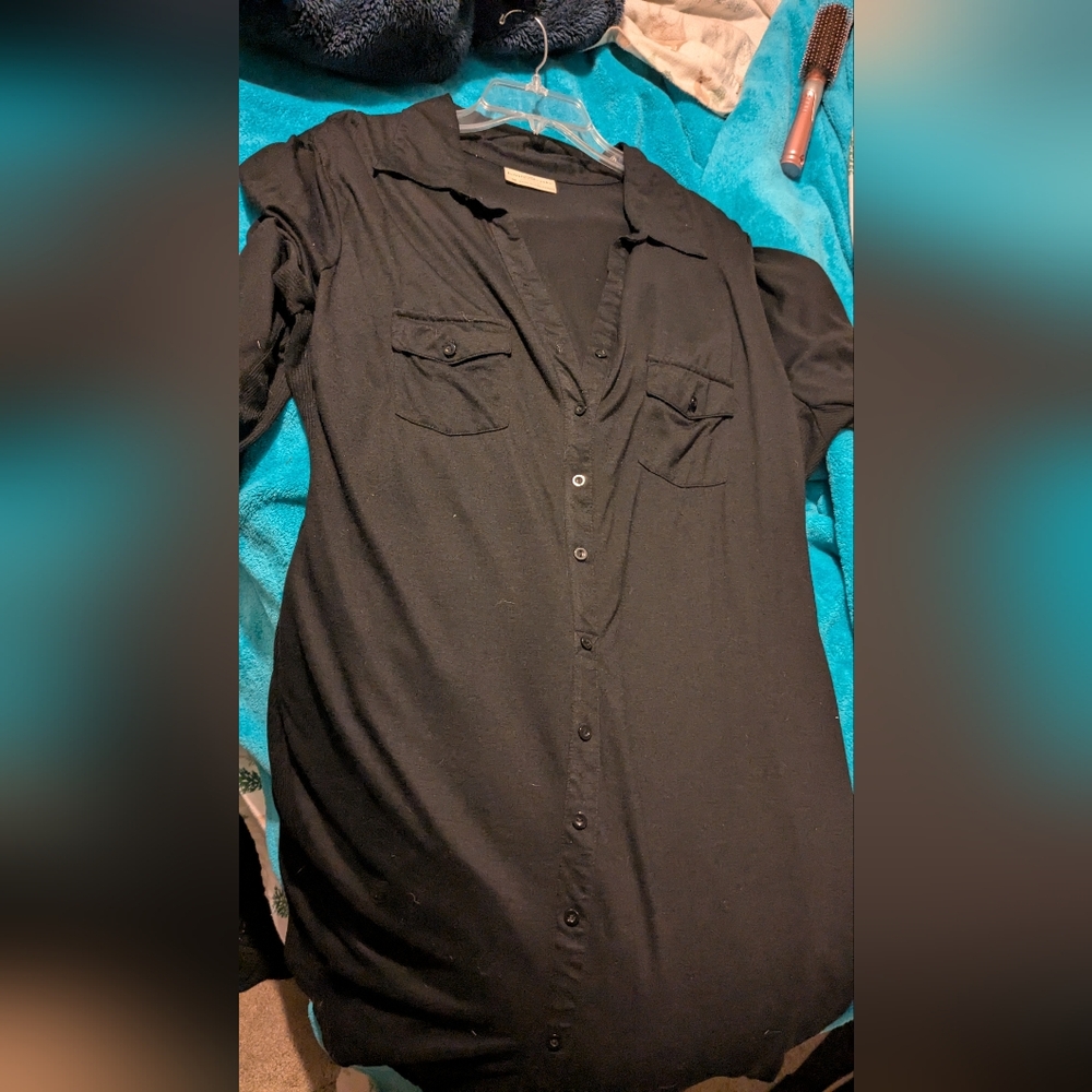 Bobbie Brooks Navy Plus Size Top